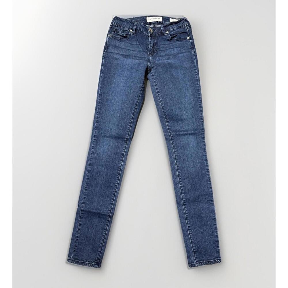 Bull Head Jeans Womens Size 3 Blue Five Pocket Denim Skinniest Low Rise